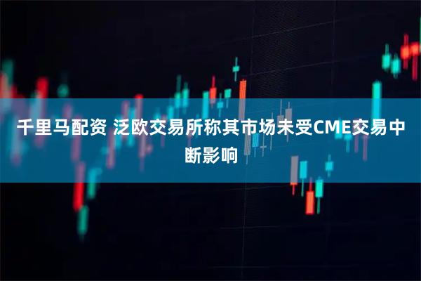 千里马配资 泛欧交易所称其市场未受CME交易中断影响